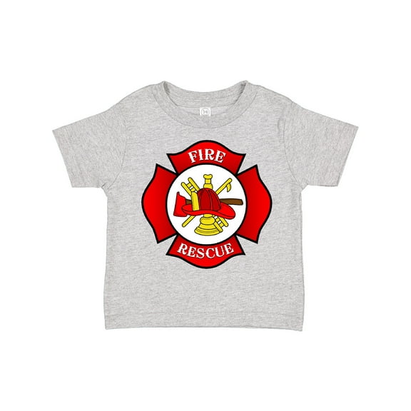 Inktastic Maltese Cross Firefighter Boys or Girls Toddler T-Shirt