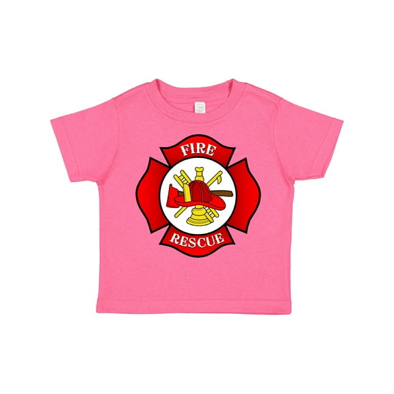 Inktastic Maltese Cross Firefighter Boys or Girls Toddler T-Shirt
