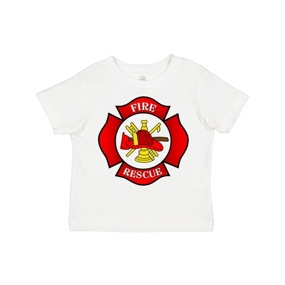 Inktastic Maltese Cross Firefighter Boys or Girls Toddler T-Shirt