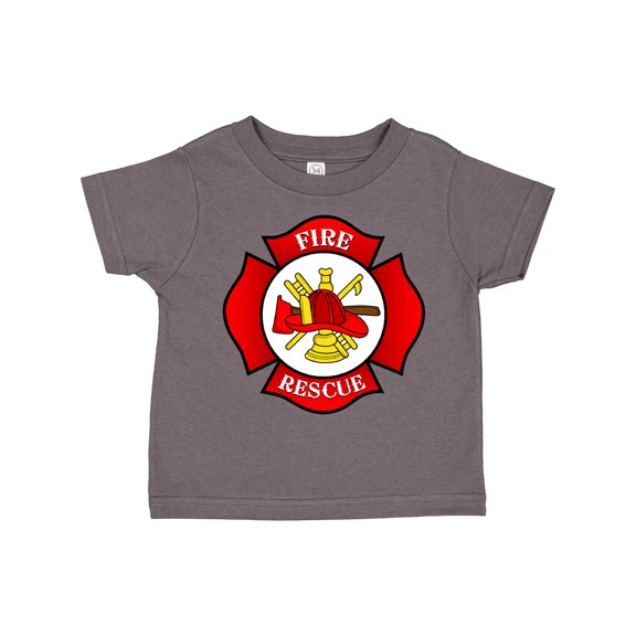 Inktastic Maltese Cross Firefighter Boys or Girls Toddler T-Shirt