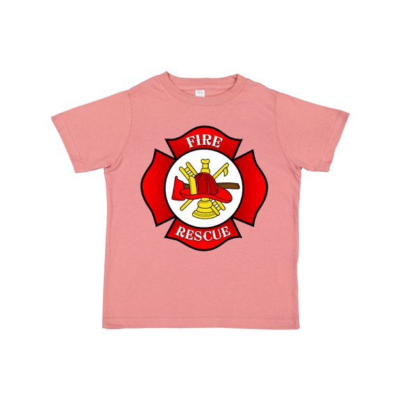 Inktastic Maltese Cross Firefighter Boys or Girls Toddler T-Shirt