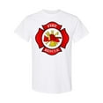 thumbnail image 1 of Inktastic Maltese Cross Firefighter T-Shirt, 1 of 5
