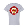 thumbnail image 1 of Inktastic Maltese Cross Firefighter T-Shirt, 1 of 5