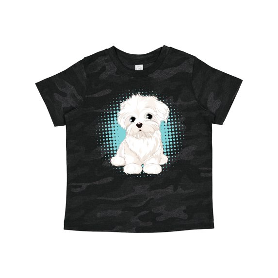 Inktastic Maltese Puppy Dog Boys or Girls Toddler T-Shirt