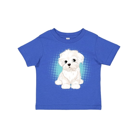 Inktastic Maltese Puppy Dog Boys or Girls Toddler T-Shirt