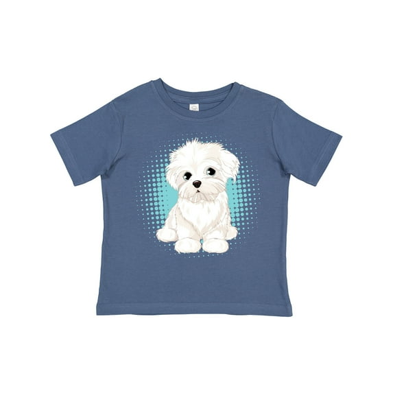 Inktastic Maltese Puppy Dog Boys or Girls Toddler T-Shirt