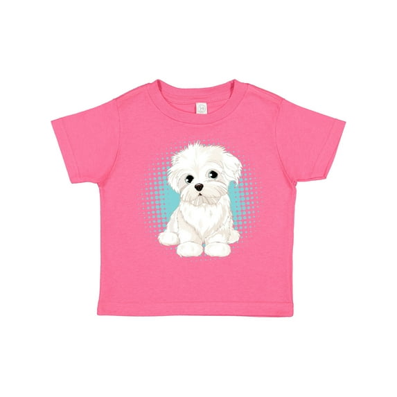 Inktastic Maltese Puppy Dog Boys or Girls Toddler T-Shirt
