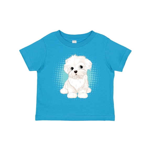Inktastic Maltese Puppy Dog Boys or Girls Toddler T-Shirt