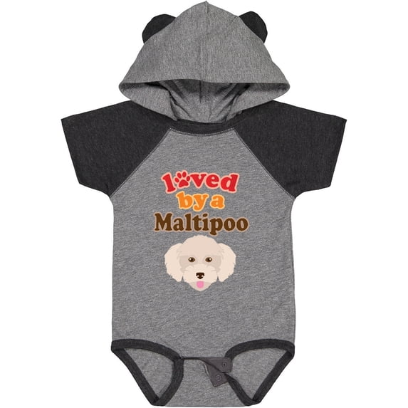 Inktastic Maltipoo Dog Gift Poodle Maltese Boys or Girls Baby Bodysuit