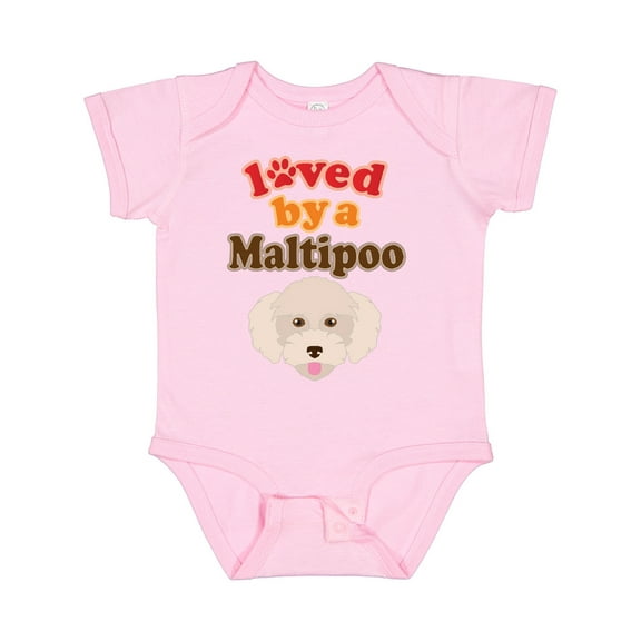 Inktastic Maltipoo Dog Gift Poodle Maltese Boys or Girls Baby Bodysuit