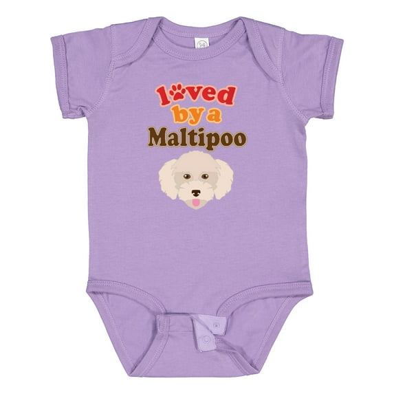 Inktastic Maltipoo Dog Gift Poodle Maltese Boys or Girls Baby Bodysuit
