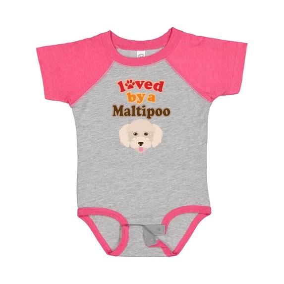 Inktastic Maltipoo Dog Gift Poodle Maltese Boys or Girls Baby Bodysuit