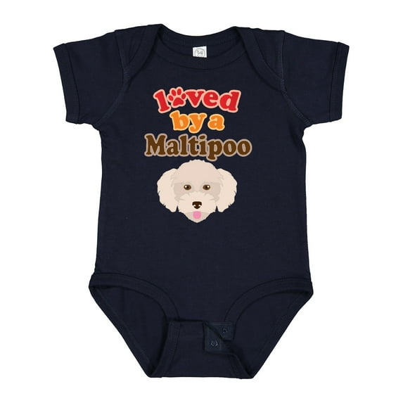 Inktastic Maltipoo Dog Gift Poodle Maltese Boys or Girls Baby Bodysuit