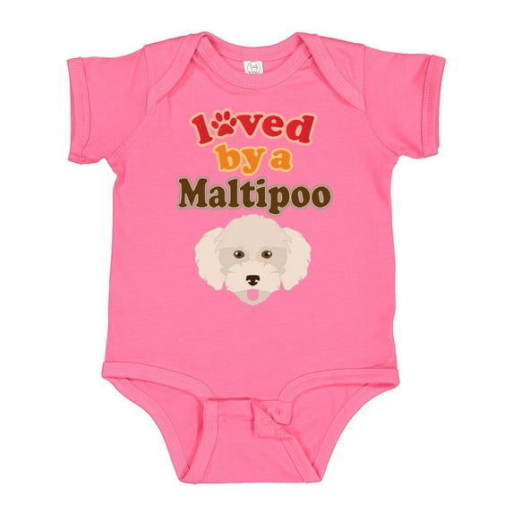 Inktastic Maltipoo Dog Gift Poodle Maltese Boys or Girls Baby Bodysuit