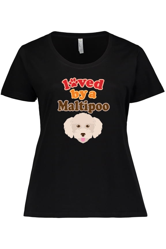 Maltipoo Dog Gift Poodle Maltese Women's Plus Size T-Shirt