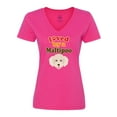 thumbnail image 1 of Inktastic Maltipoo Dog Gift Poodle Maltese Women's V-Neck T-Shirt, 1 of 5