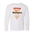 thumbnail image 1 of Inktastic Maltipoo Dog Poodle Maltese Long Sleeve Youth T-Shirt, 1 of 5