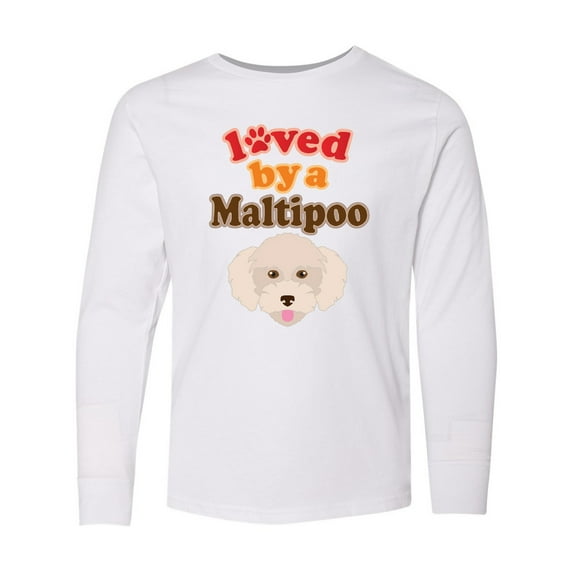 Inktastic Maltipoo Dog Poodle Maltese Long Sleeve Youth T-Shirt