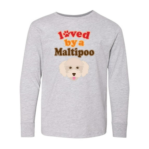 Inktastic Maltipoo Dog Poodle Maltese Long Sleeve Youth T-Shirt
