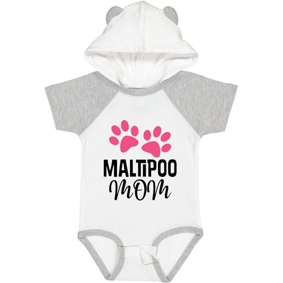 Inktastic Maltipoo Mom Maltese Poodle Girls Baby Bodysuit
