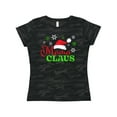 thumbnail image 1 of Inktastic Mama Claus with Christmas Santa Hat and Snowflakes Women's T-Shirt, 1 of 5