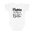 thumbnail image 1 of Inktastic Mama Is My Bestie Boys or Girls Baby Bodysuit, 1 of 5