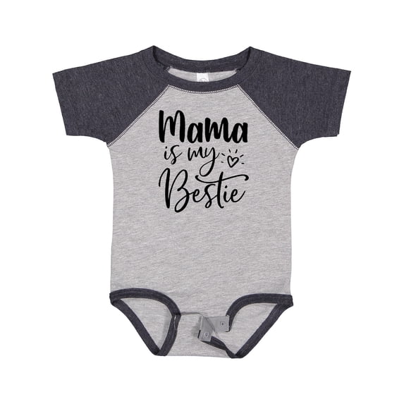 Inktastic Mama Is My Bestie Boys or Girls Baby Bodysuit