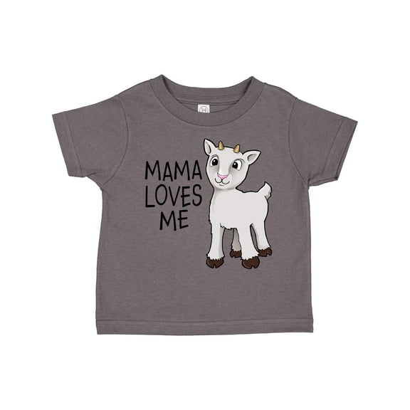 Inktastic Mama Loves Me Cute Goat Boys or Girls Toddler T-Shirt