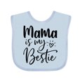 thumbnail image 1 of Inktastic Mama is My Bestie Boys or Girls Baby Bib, 1 of 4