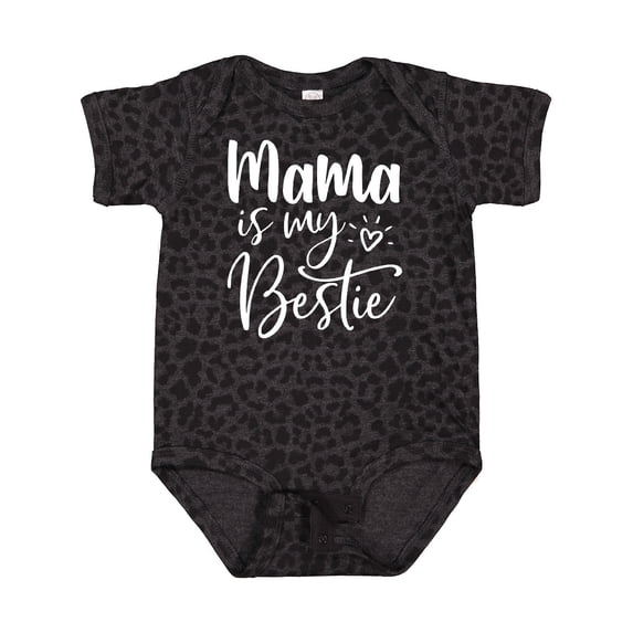 Inktastic Mama is My Bestie Boys or Girls Baby Bodysuit