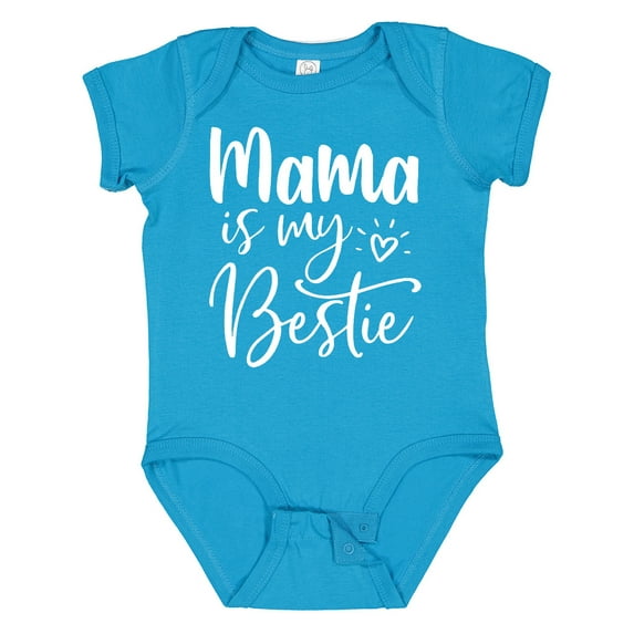 Inktastic Mama is My Bestie Boys or Girls Baby Bodysuit