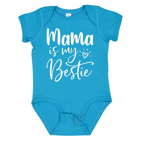 Inktastic Mama is My Bestie Boys or Girls Baby Bodysuit
