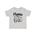 thumbnail image 1 of Inktastic Mama is My Bestie Boys or Girls Baby T-Shirt, 1 of 5