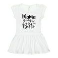 thumbnail image 1 of Inktastic Mama is My Bestie Girls Toddler Dress, 1 of 5