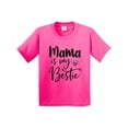 thumbnail image 1 of Inktastic Mama is My Bestie Youth T-Shirt, 1 of 5