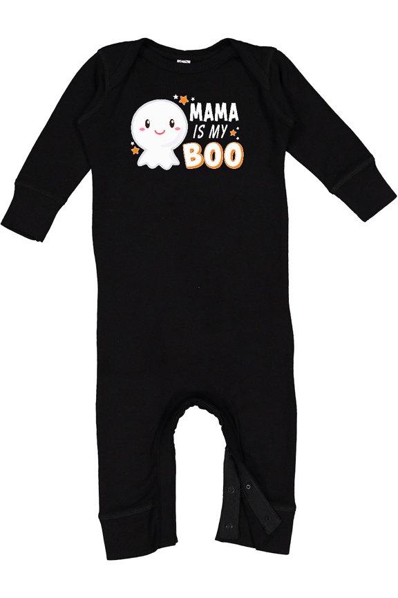 Mama is My Boo with Cute Ghost Baby Romper Coveralls