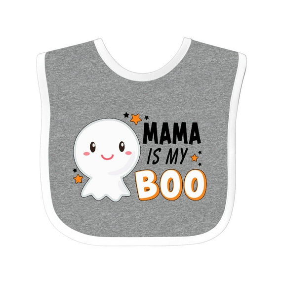 Inktastic Mama is My Boo with Cute Ghost Boys or Girls Baby Bib
