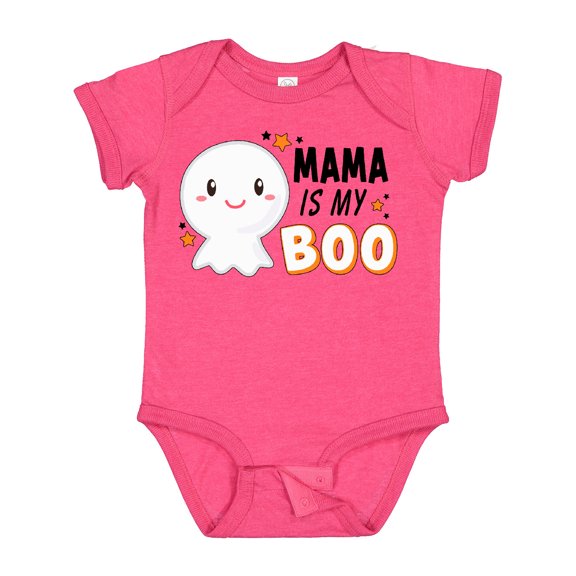 Inktastic Mama is My Boo with Cute Ghost Boys or Girls Baby Bodysuit