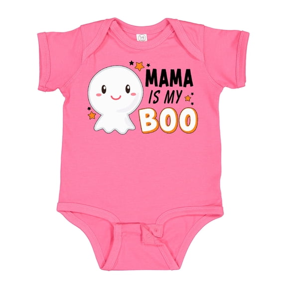 Inktastic Mama is My Boo with Cute Ghost Boys or Girls Baby Bodysuit