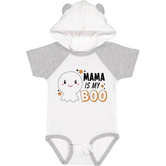 Inktastic Mama is My Boo with Cute Ghost Boys or Girls Baby Bodysuit