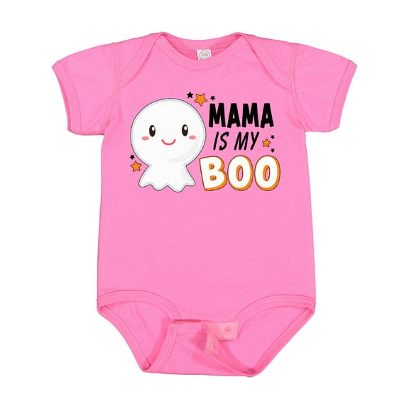 Inktastic Mama is My Boo with Cute Ghost Boys or Girls Baby Bodysuit