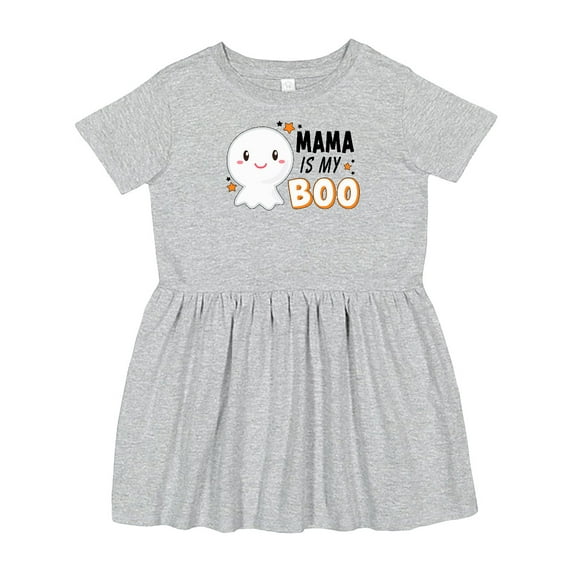 Inktastic Mama is My Boo with Cute Ghost Girls Toddler Dress
