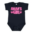 thumbnail image 1 of Inktastic Mama's Girl Pink with Hearts Girls Baby Bodysuit, 1 of 5
