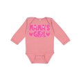 thumbnail image 1 of Inktastic Mama's Girl Pink with Hearts Girls Long Sleeve Baby Bodysuit, 1 of 5