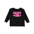thumbnail image 1 of Inktastic Mama's Girl Pink with Hearts Girls Long Sleeve Toddler T-Shirt, 1 of 5