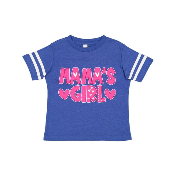 Inktastic Mama's Girl Pink with Hearts Girls Toddler T-Shirt