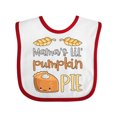 thumbnail image 1 of Inktastic Mama's Lil' Pumpkin Pie Cute Baby Thanksgiving Design Boys or Girls Baby Bib, 1 of 4