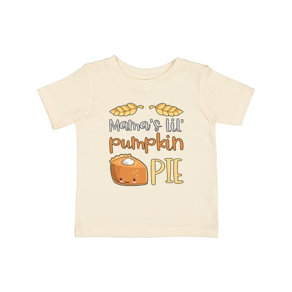 Inktastic Mama's Lil' Pumpkin Pie Cute Baby Thanksgiving Design Boys or Girls Baby T-Shirt