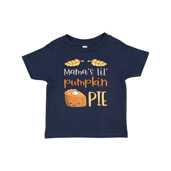 Inktastic Mama's Lil' Pumpkin Pie Cute Baby Thanksgiving Design Boys or Girls Baby T-Shirt