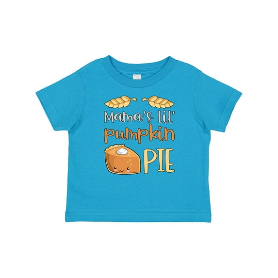 Inktastic Mama's Lil' Pumpkin Pie Cute Baby Thanksgiving Design Boys or Girls Baby T-Shirt